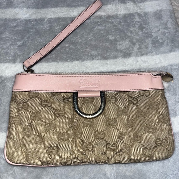 Pink Monogram Gucci Wristlet Authentic - Picture 2 of 7